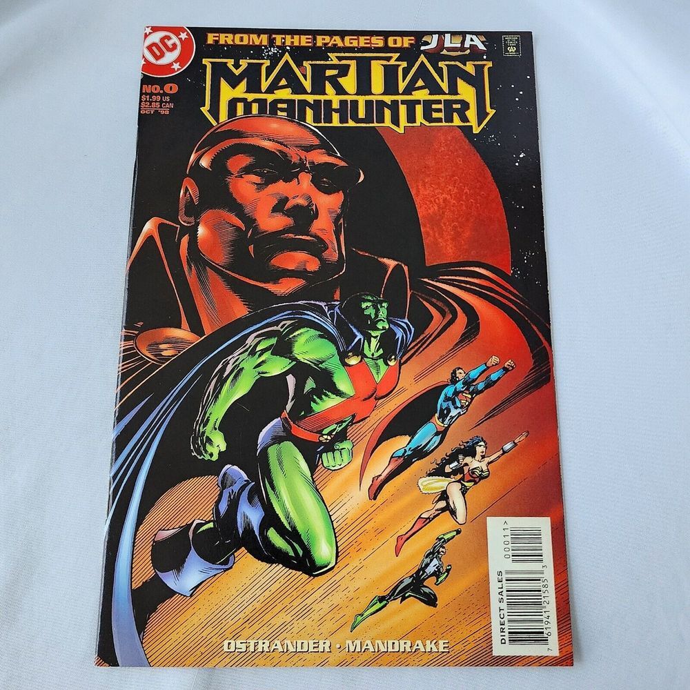 Martian Manhunter Vol 2 #0 Pilgrimage DC Comics Oct 1998‎ Ostrander Mandrake JLA